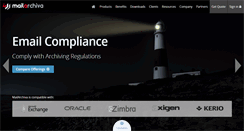 Desktop Screenshot of mailarchiva.com